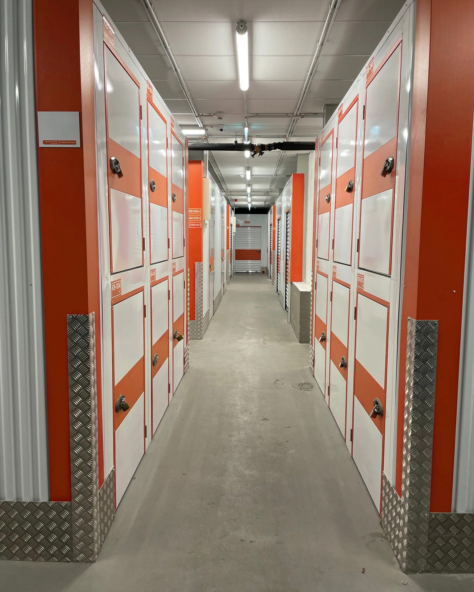 Innenansicht des Self-Storage Standort in Frankfurt